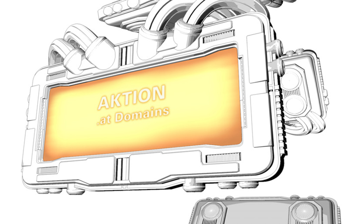 science fiction interface banner