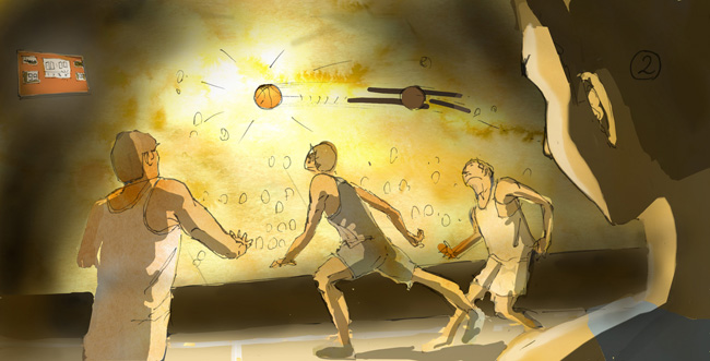 colored storyboard TBWA John Brito sports