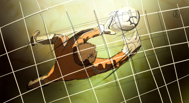 colored storyboard football TBWA