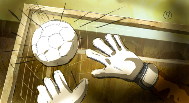 colored storyboard football TBWA