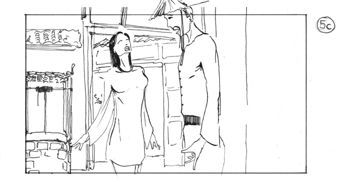 storyboard british soldier loves chinese girl