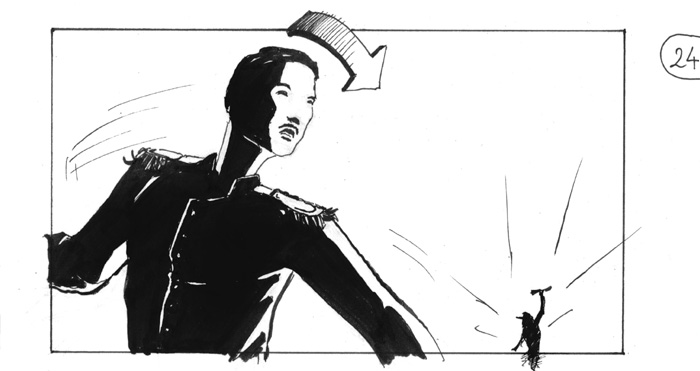 storyboard british soldier loves chinese girl