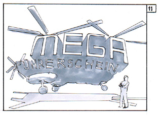 storyboard television show intro M.A.R.K.13
