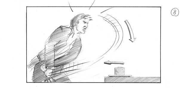 storyboard featuring Neuburger, directed by Christopher Schier