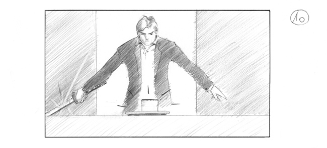 storyboard featuring Neuburger, directed by Christopher Schier