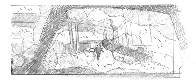 storyboard frame by John Brito