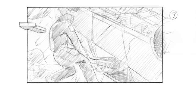 storyboard frame by John Brito