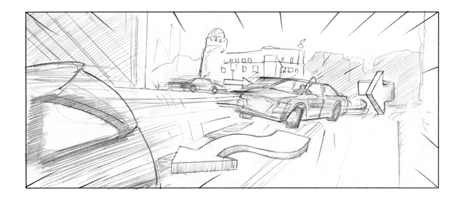 storyboard frame by John Brito