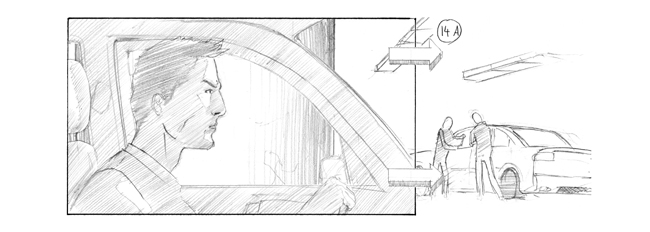 storyboard frame by John Brito