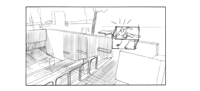 storyboard frame by John Brito