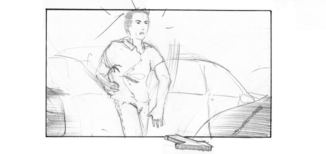 storyboard frame by John Brito