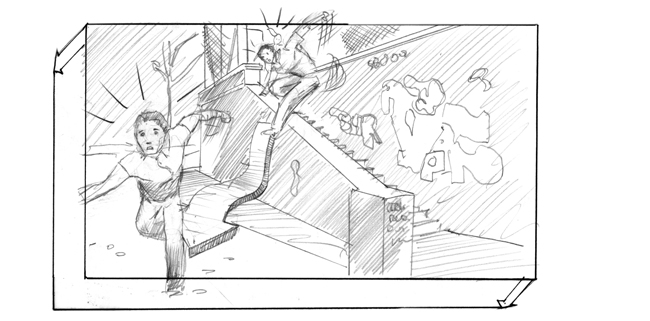 storyboard frame by John Brito