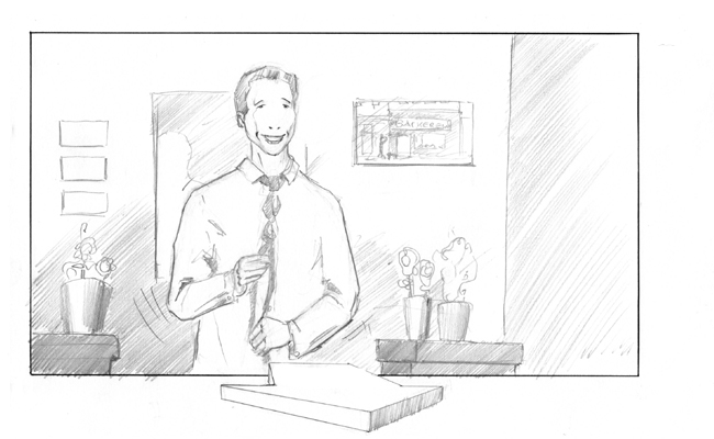 storyboard Ölz commercial